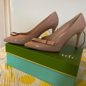 Kate Spade patent leather pumps size 8.5 pale pink
